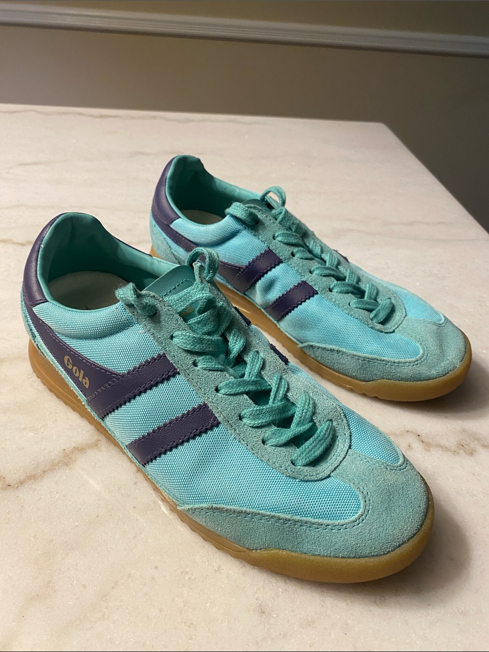 Gola Tornado Women’s Sneakers Sea mist/plum Size 7.5